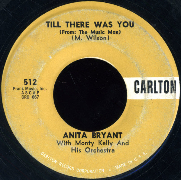 Anita Bryant : Till There Was You (7", Single)