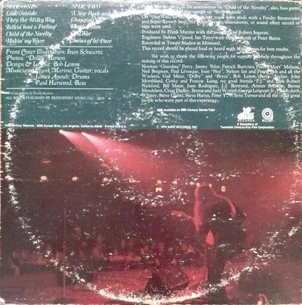 Mahogany Rush : Child Of The Novelty (LP, Album, Ter)