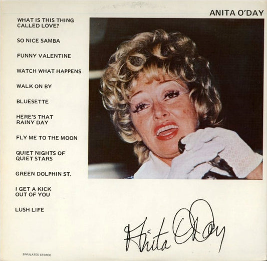 Anita O'Day : Anita and Rhythm Section (LP, Sim)
