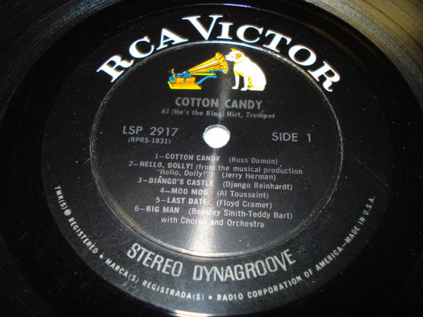 Al (He's The King) Hirt* : Cotton Candy (LP, Album, Ind)
