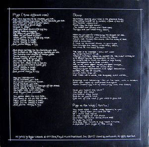 Pink Floyd : Animals (LP, Album, Ter)