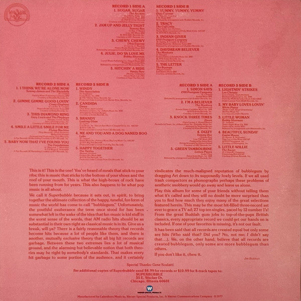 Various : SuperBubble (3xLP, Comp)