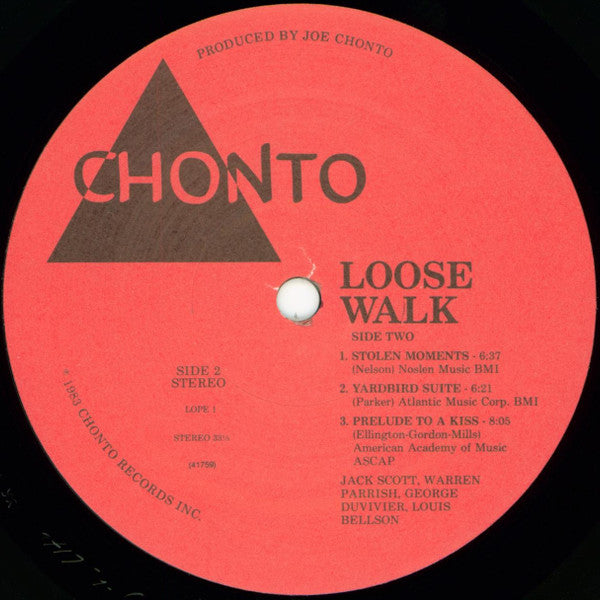 Louis Bellson, George Duvivier, Warren Parrish, Jack Scott (13) : Loose Walk (LP)