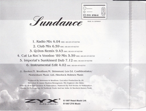Sundance : Sundance (CD, Maxi)