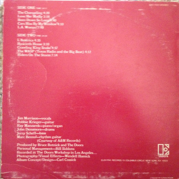 Doors* : L.A. Woman (LP, Album, RE, PRC)