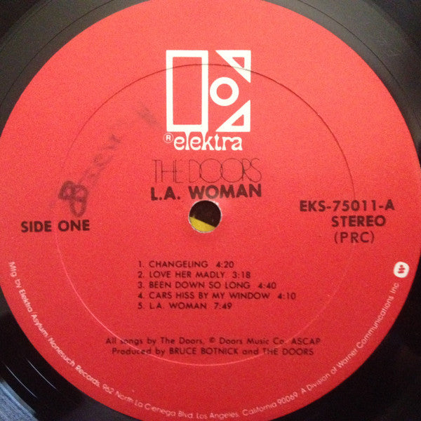 Doors* : L.A. Woman (LP, Album, RE, PRC)