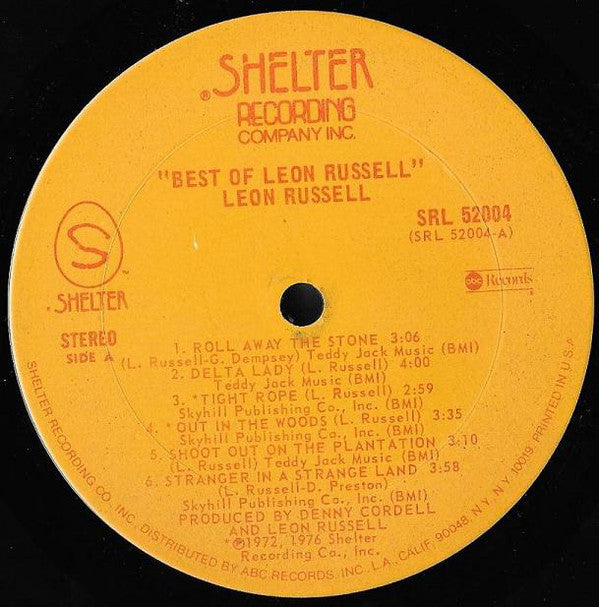 Leon Russell : Best Of Leon (LP, Comp, Ter)