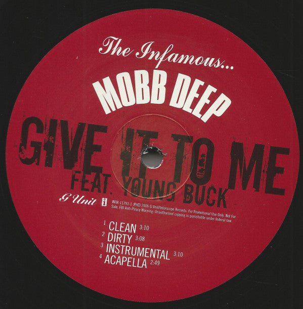 Mobb Deep : Give It To Me (12", Promo)