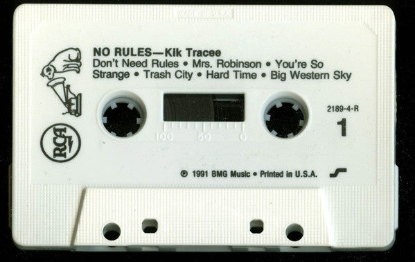 Kik Tracee : No Rules (Cass, Album)