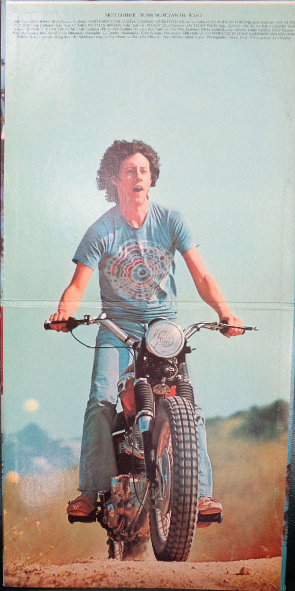 Arlo Guthrie : Running Down The Road (LP, Album, RP, Ter)