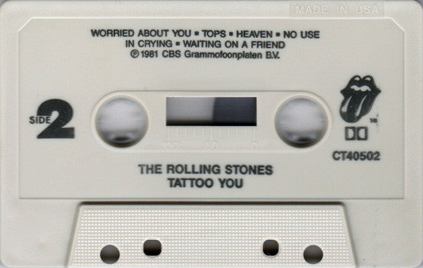 The Rolling Stones : Tattoo You (Cass, Album, RE)