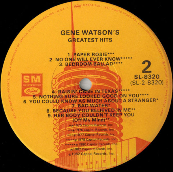 Gene Watson : Greatest Hits (LP, Comp)
