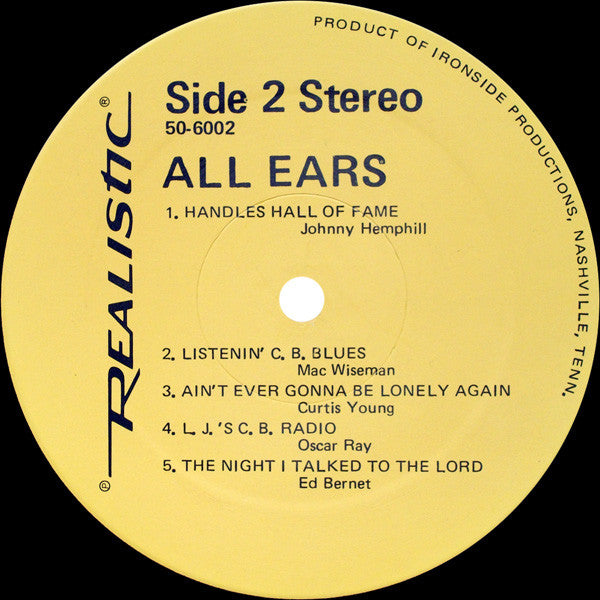 Various : All Ears (10 New And Original Hits With A CB Theme) (LP, Album, Comp)