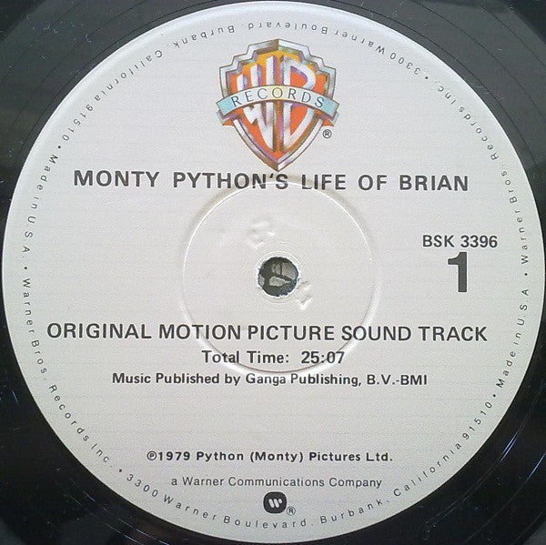 Monty Python : Life Of Brian (LP, Album, Win)