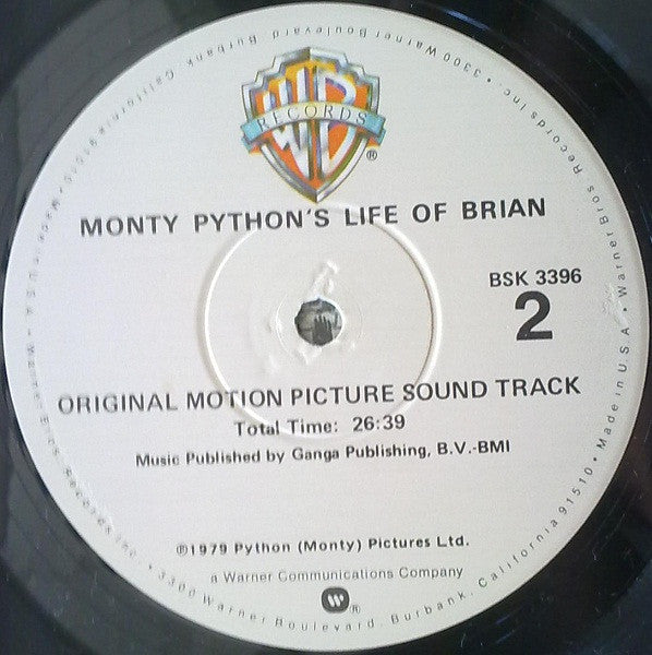 Monty Python : Life Of Brian (LP, Album, Win)