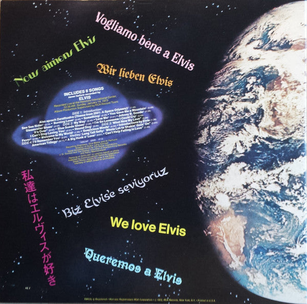 Elvis* : Aloha From Hawaii Via Satellite (2xLP, Album, Quad, RE, Bla)