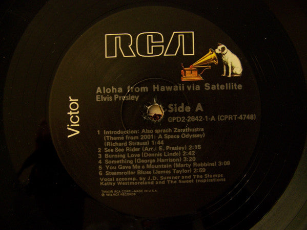 Elvis* : Aloha From Hawaii Via Satellite (2xLP, Album, Quad, RE, Bla)