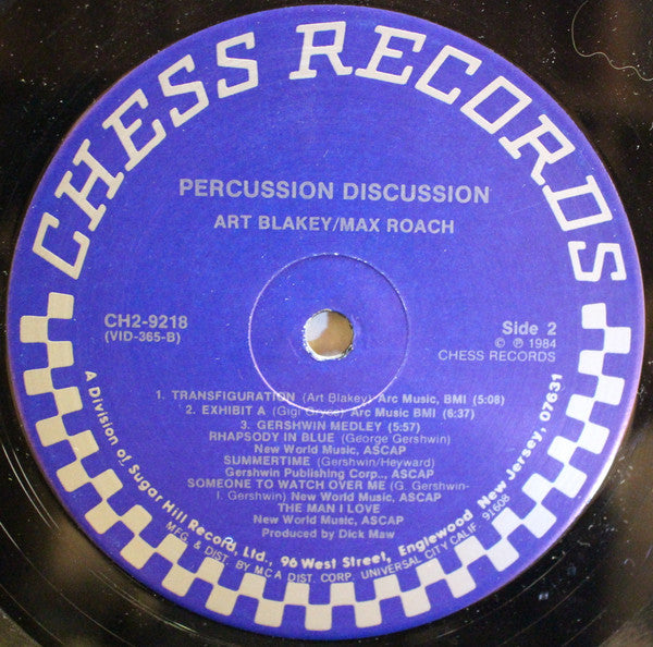 Max Roach / Art Blakey : Percussion Discussion (2xLP, Comp)