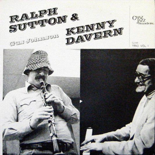 Ralph Sutton (2) & Kenny Davern, Gus Johnson : Trio Vol.1 (LP, Album)