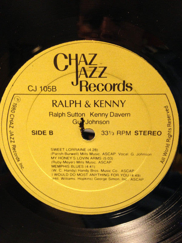 Ralph Sutton (2) & Kenny Davern, Gus Johnson : Trio Vol.1 (LP, Album)