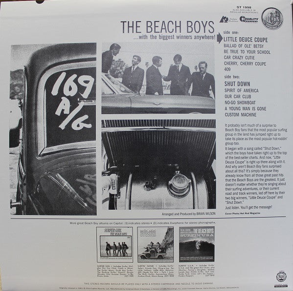 The Beach Boys : Little Deuce Coupe (LP, Album, RE, 200)