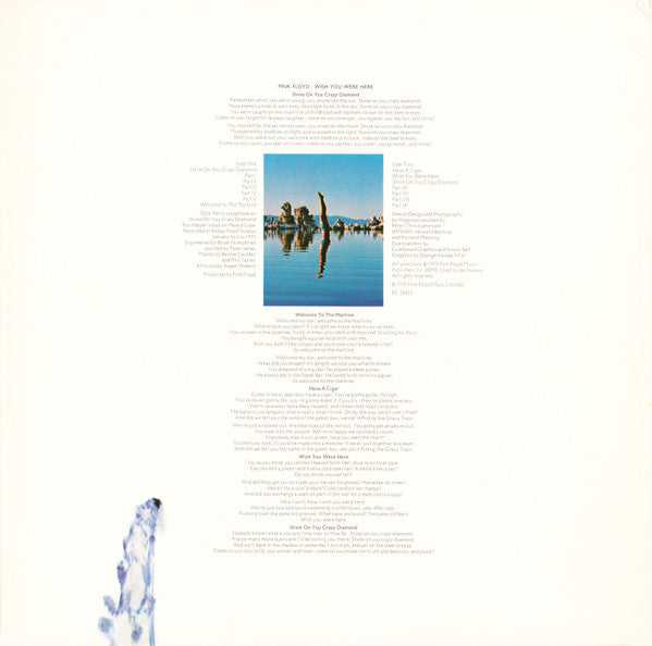 Pink Floyd : Wish You Were Here (LP, Album, Ter)