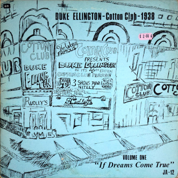 Duke Ellington : Cotton Club-1938, Volume One, If Dreams Come True (LP)