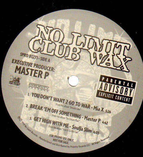 Various : No Limit Club Wax (5xLP, Comp)