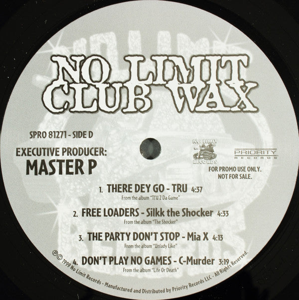 Various : No Limit Club Wax (5xLP, Comp)