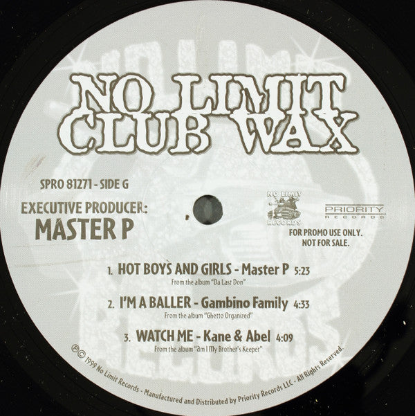 Various : No Limit Club Wax (5xLP, Comp)