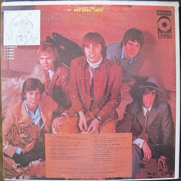 Bee Gees : Idea (LP, Album, RE, MG )