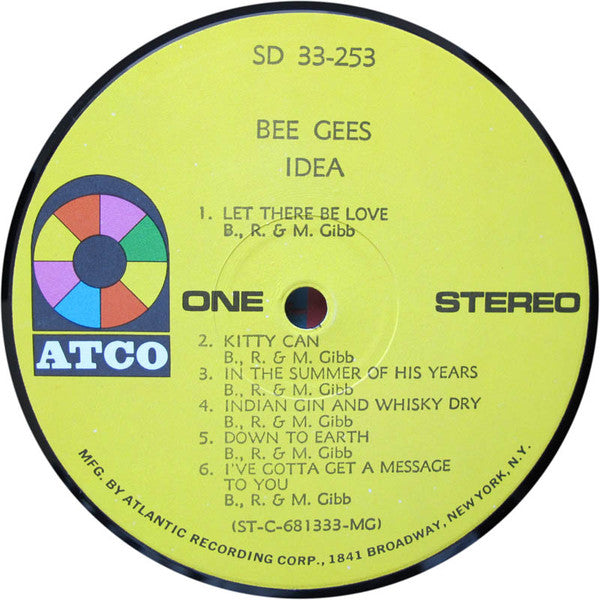 Bee Gees : Idea (LP, Album, RE, MG )
