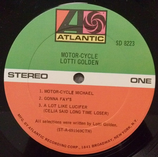 Lotti Golden : Motor-Cycle (LP, Album, CTH)