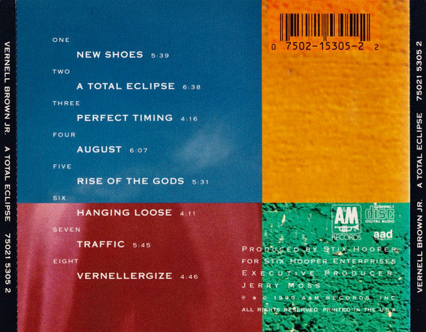 Vernell Brown : A Total Eclipse (CD, Album)