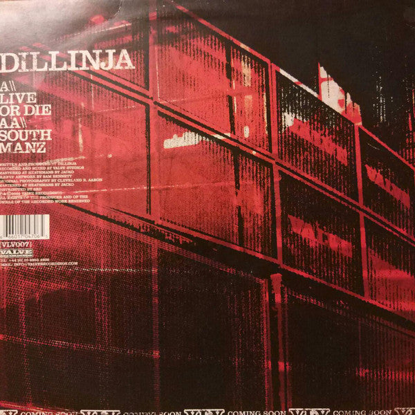 Dillinja : Live Or Die / South Manz (12")