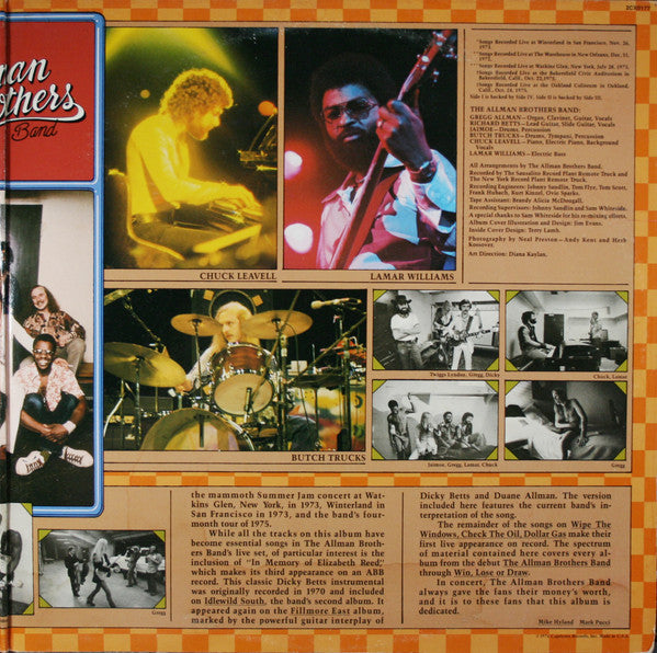 The Allman Brothers Band : Wipe The Windows, Check The Oil, Dollar Gas (2xLP, Album, Los)