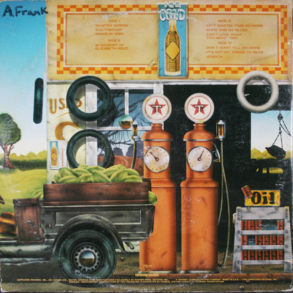 The Allman Brothers Band : Wipe The Windows, Check The Oil, Dollar Gas (2xLP, Album, Los)