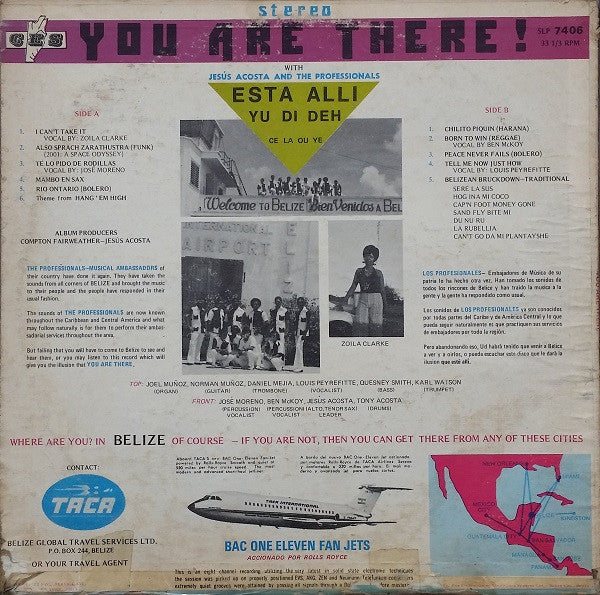 Jesús Acosta And The Professionals* : You Are There! (LP, Album)