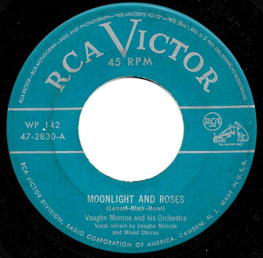 Vaughn Monroe, His Orchestra*, Quartet* And Chorus* : On The Moon-Beam (3x7", Album, RP + Box)