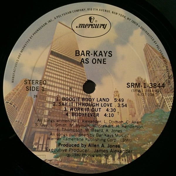Bar-Kays : As One (LP, Album, 26)
