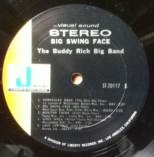 Buddy Rich Big Band : Big Swing Face (LP, Album, Pit)