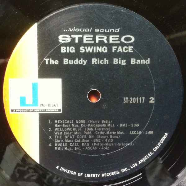 Buddy Rich Big Band : Big Swing Face (LP, Album, Pit)