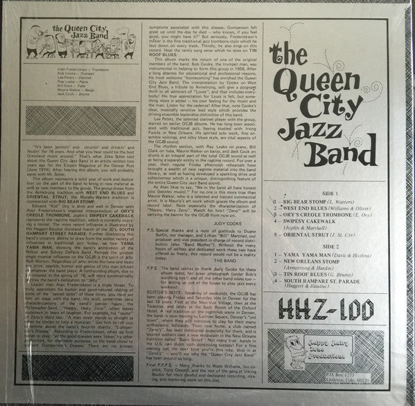 The Queen City Jazz Band : Here 'Tis (LP, Album)