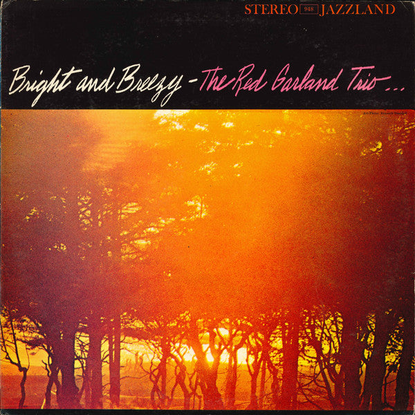 The Red Garland Trio : Bright And Breezy (LP, Album)