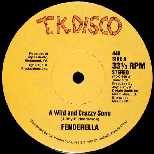 Fenderella : A Wild And Crazzy Song (12")