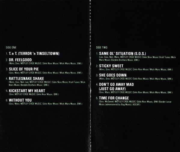 Mötley Crüe : Dr. Feelgood (Cass, Album, SR,)