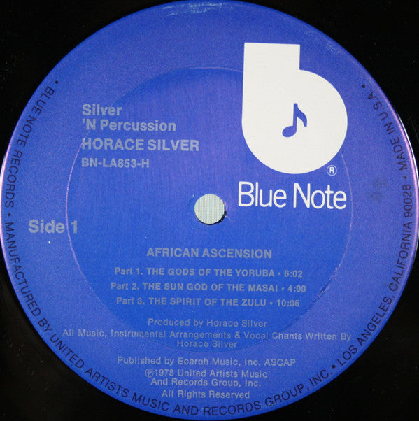 Horace Silver : Silver 'n' Percussion (LP, Album)