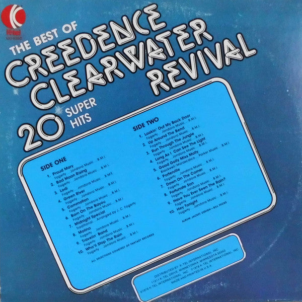 Creedence Clearwater Revival : The Best Of Creedence Clearwater Revival (20 Super Hits) (LP, Comp, 55)