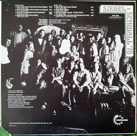 Siegel-Schwall* : Siegel–Schwall ’70 (LP, Album, RP)