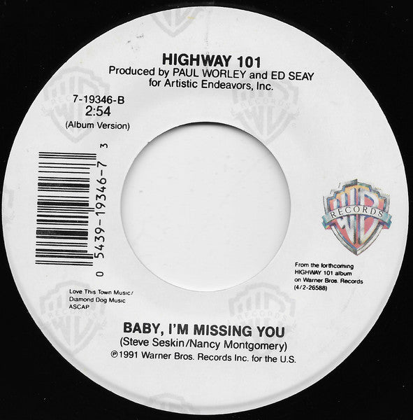 Highway 101 : Bing Bang Boom (7")